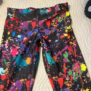 Peloton x Terez Splatter Capris. Great condition